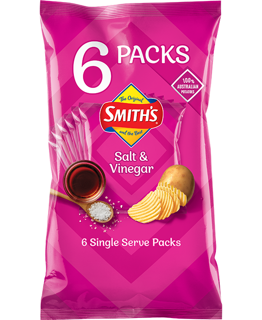 Crinkle Salt & Vinegar 6 pack ​