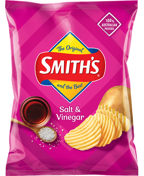 Crinkle Cut Salt & Vinegar pack shot